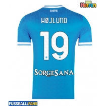SSC Napoli Rasmus Hojlund #19 Heimtrikot 2025-26 Kurzarm
